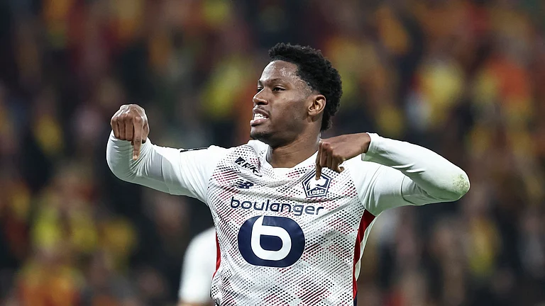 Lille forward Jonathan David - null
