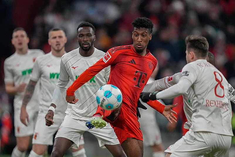 Germany Soccer Bundesliga Bayern Munich vs Augsburg Football gallery_Kingsley Coman