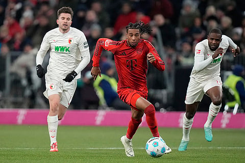 Bundesliga 2024-25: Bayern's Michael Olise runs with the ball