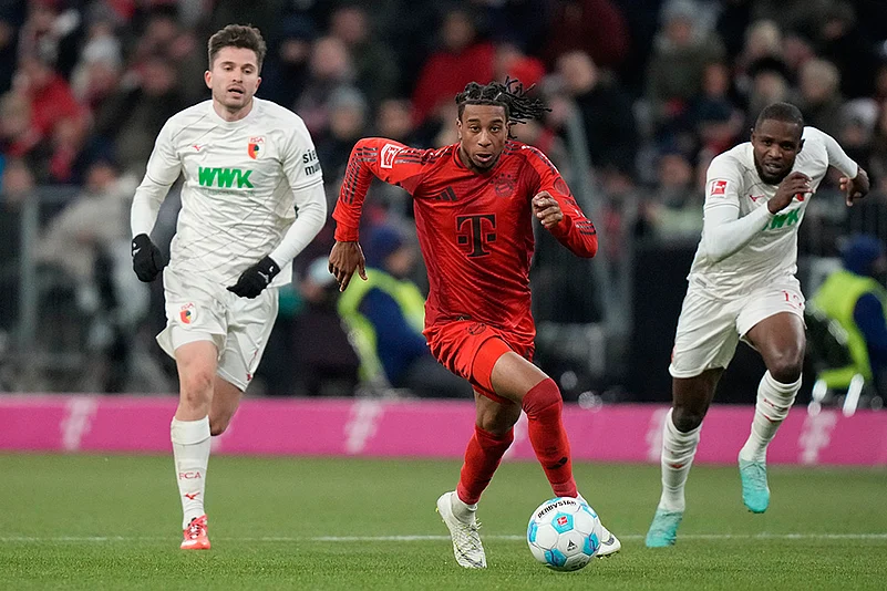 Germany Soccer Bundesliga Bayern Munich vs Augsburg Football gallery_Michael Olise