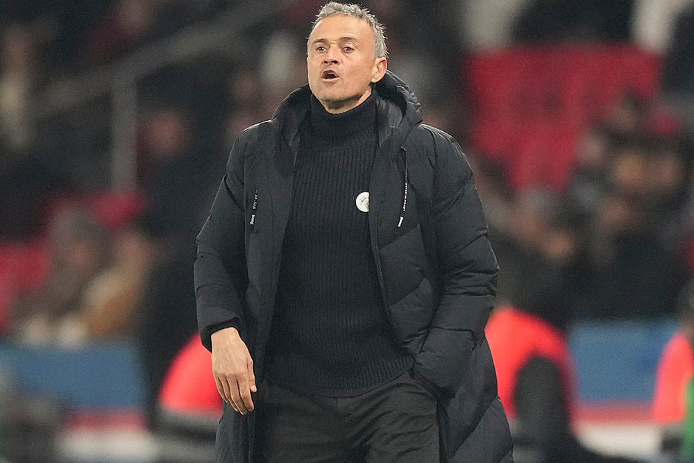 France Soccer League One Paris Saint-Germain vs Toulouse Football gallery_Luis Enrique