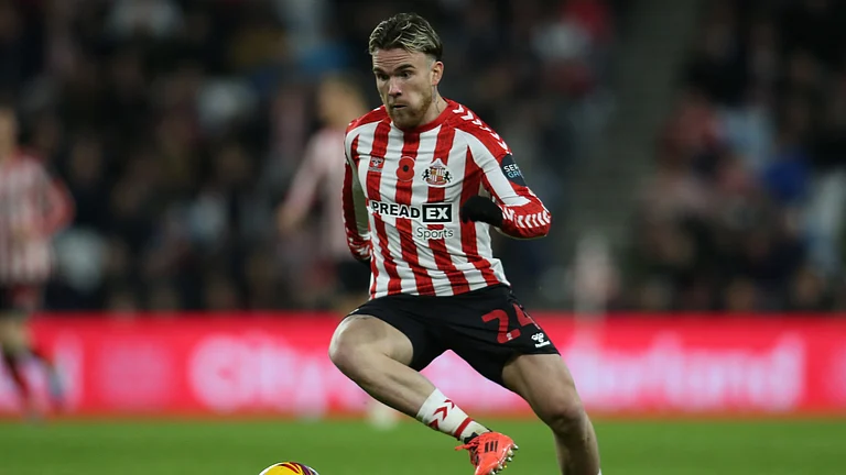 Sunderland goalscorer Aaron Connolly - null