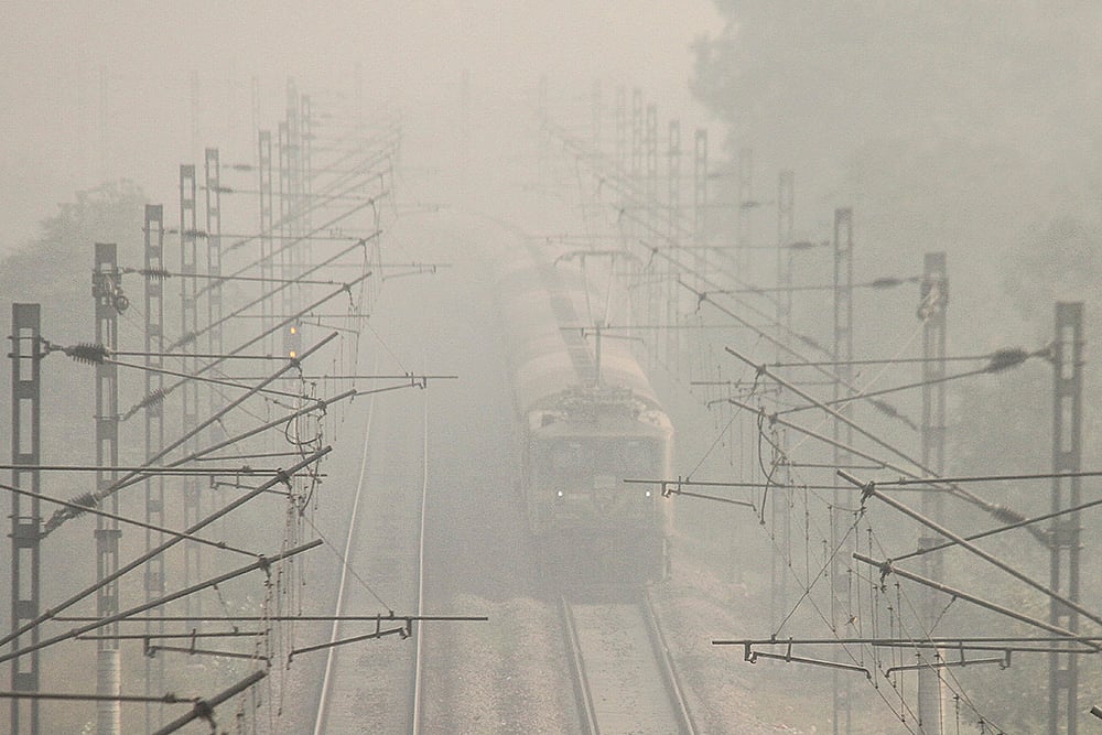 Weather: Smog in Gurugram