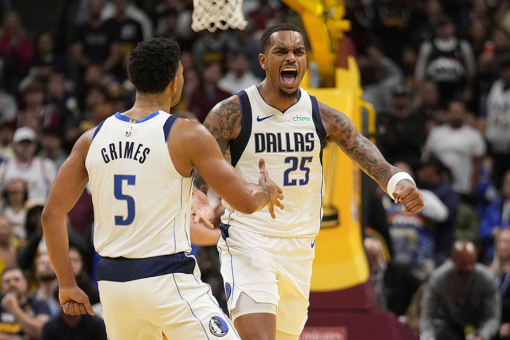 NBA Cup game Dallas Mavericks vs Denver Nuggets basketball photo gallery_P.J. Washington