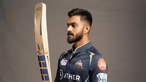 X/Vijay Shankar : Vijay Shankar represented Gujarat Titans in IPL 2023.