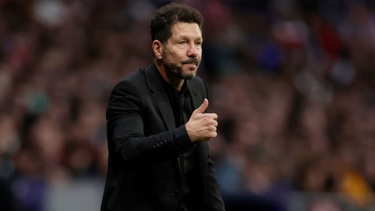 Diego Simeone of Atletico Madrid