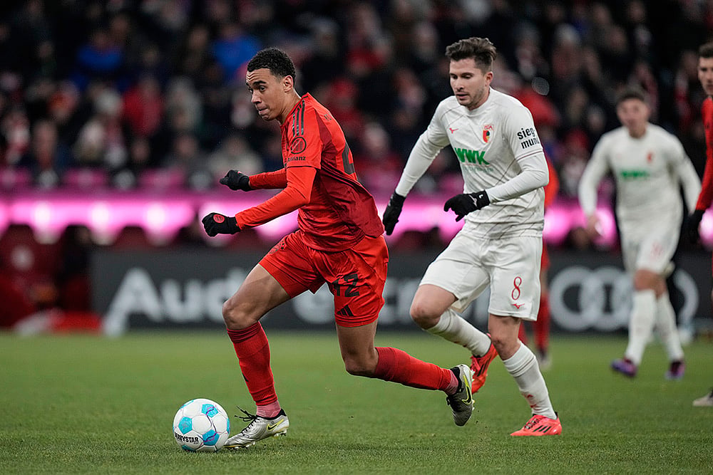 Germany Soccer Bundesliga Bayern Munich vs Augsburg Football gallery_Jamal Musiala