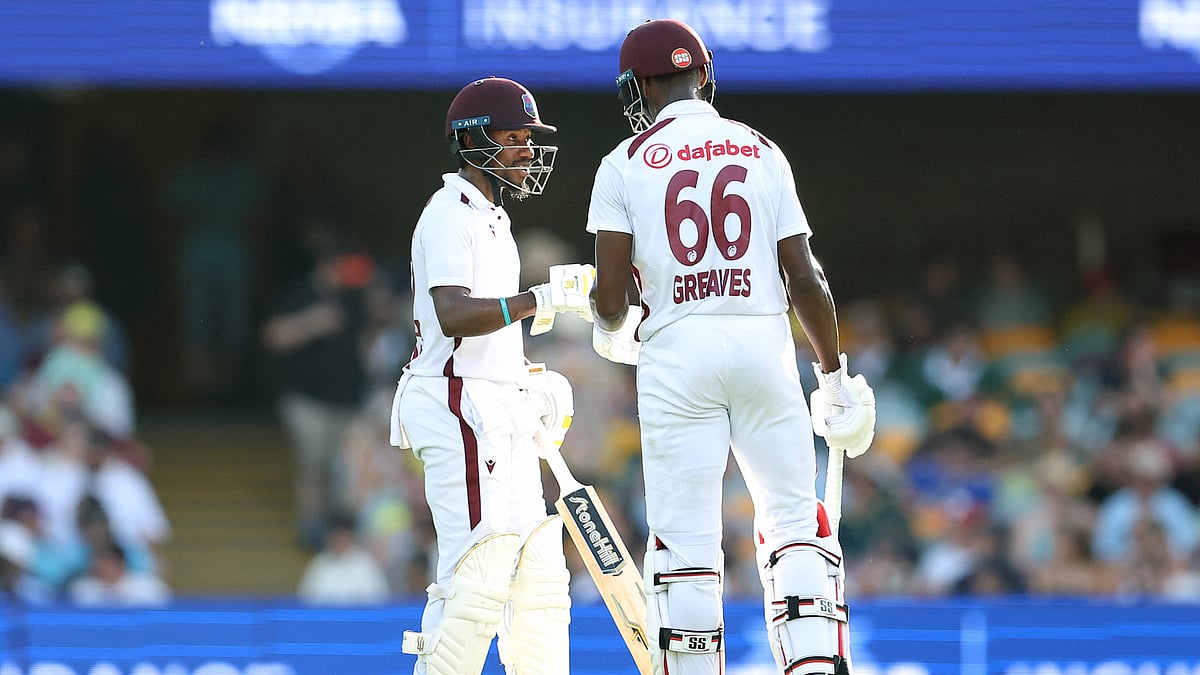 Justin Greaves starred as West Indies dominated on day two.