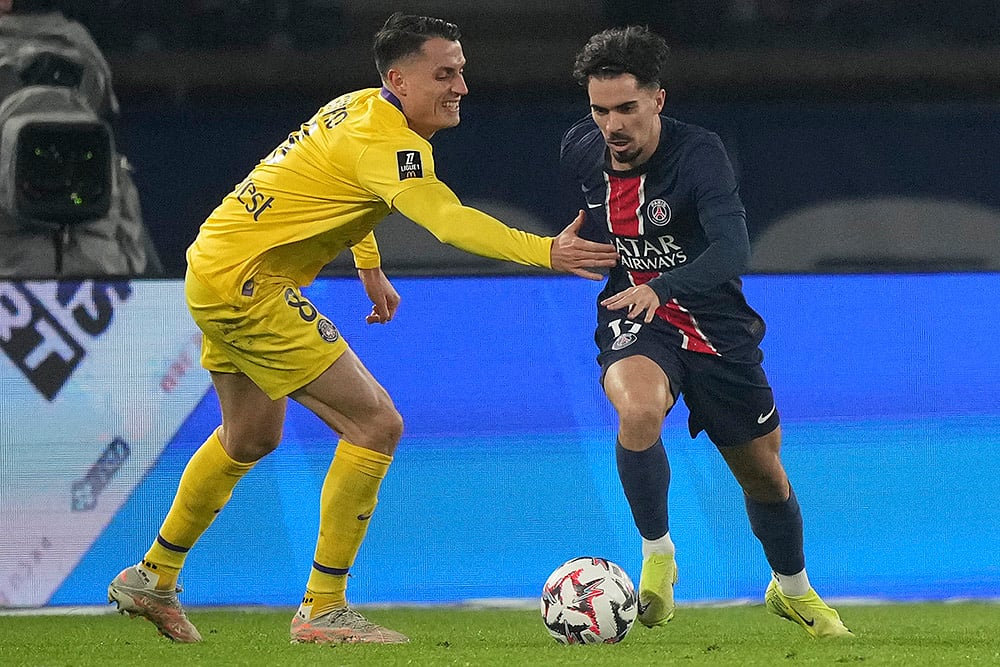 France Soccer League One Paris Saint-Germain vs Toulouse Football gallery_Vitinha