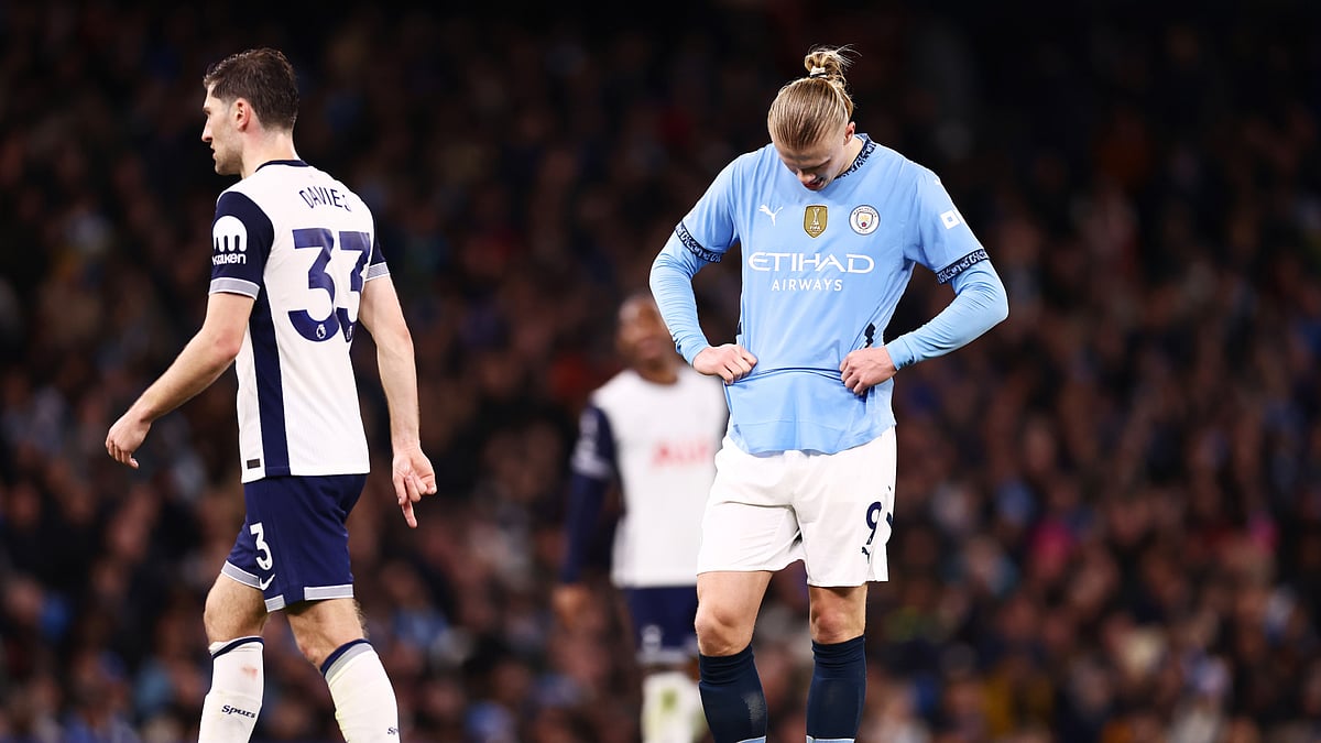 Manchester City were trounced by Tottenham - null