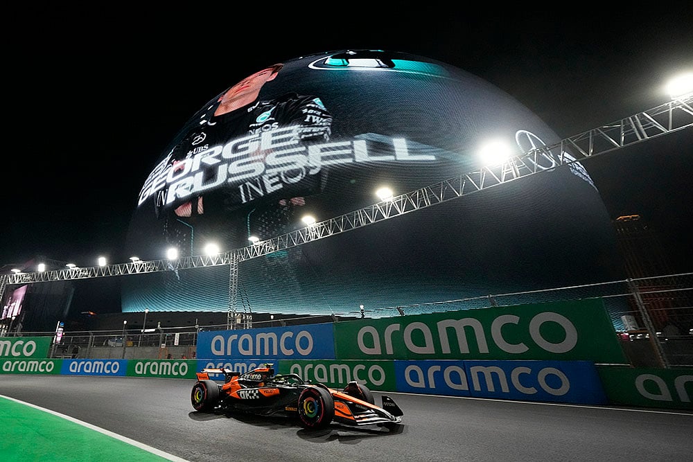 F1 Las Vegas Auto Racing Max 2024 Verstappen Captures 4th F1 Title_Lando Norris