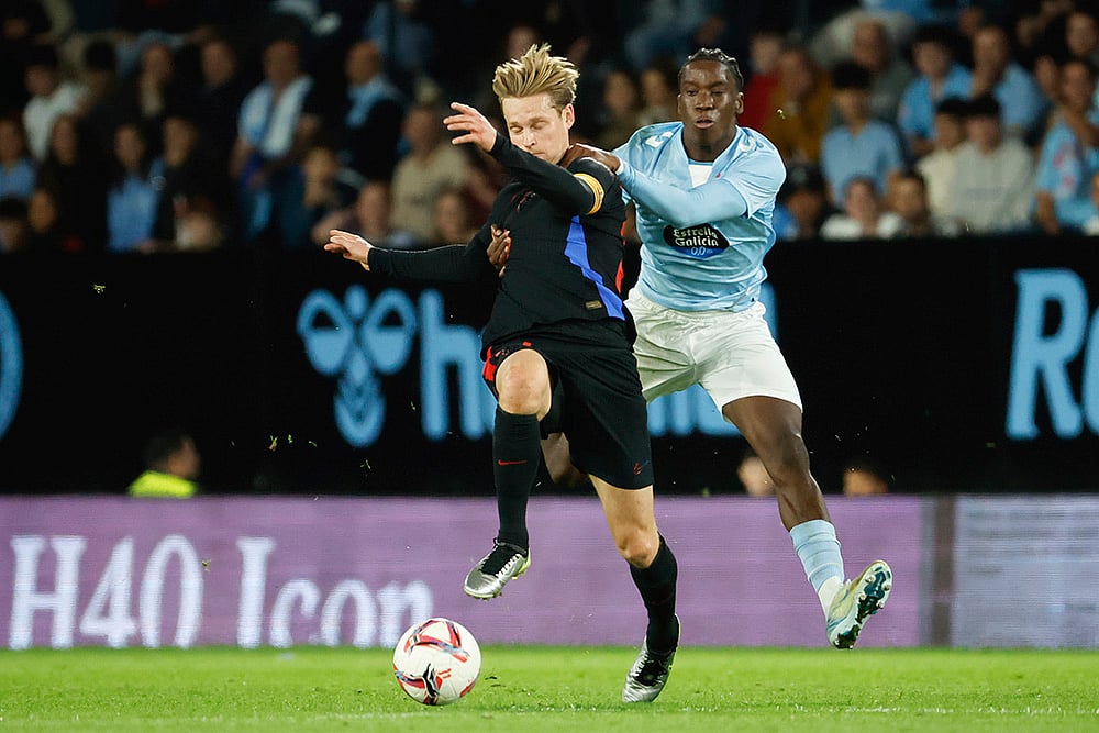 Spain La Liga soccer 2024-25 Barcelona vs Celta Vigo football gallery_Celtas Ilaix Moriba