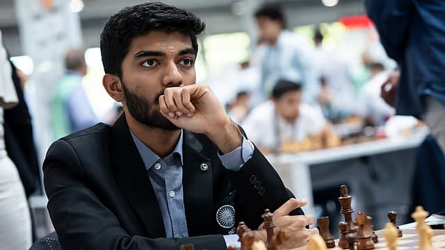 File photo of Indian grandmaster D Gukesh
