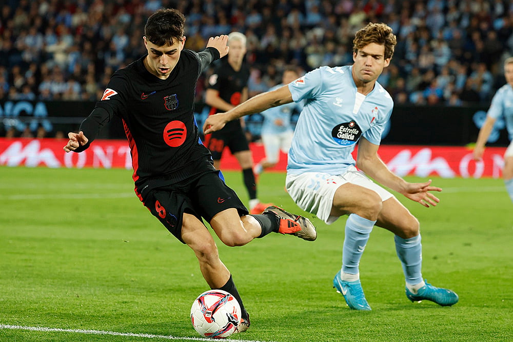 Spain La Liga soccer 2024-25 Barcelona vs Celta Vigo football gallery_Pedri