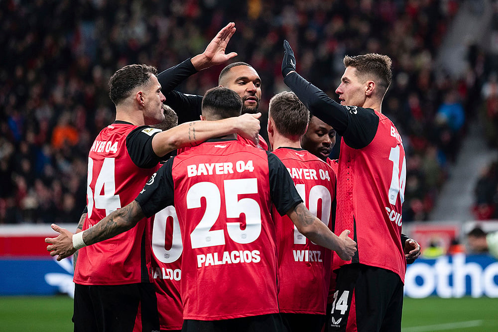 German Bundesliga soccer Bayer 04 Leverkusen and FC Heidenheim 1846 football gallery_