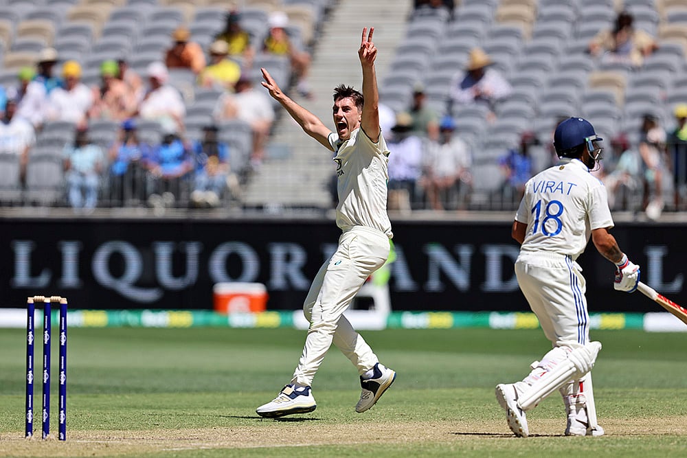 Border-Gavaskar Trophy Cricket India Vs Australia 1st Test Day 3 photo gallery_Pat Cummins