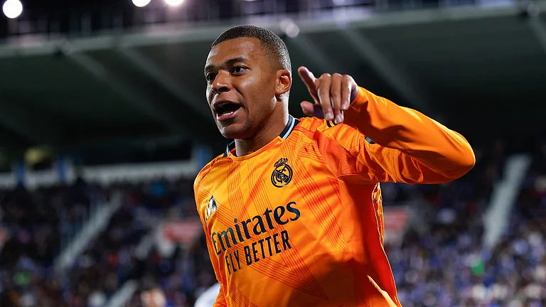 Real Madrid forward Kylian Mbappe - null