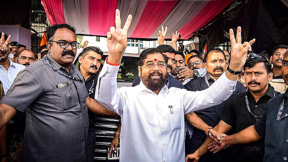 PTI : Shinde Should Continue As CM, Says Sena leader Mhaske Invoking Bihar Arrangement
