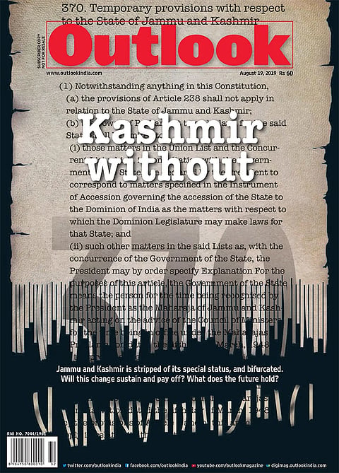 Outlook cover on Kashmir without Article 370