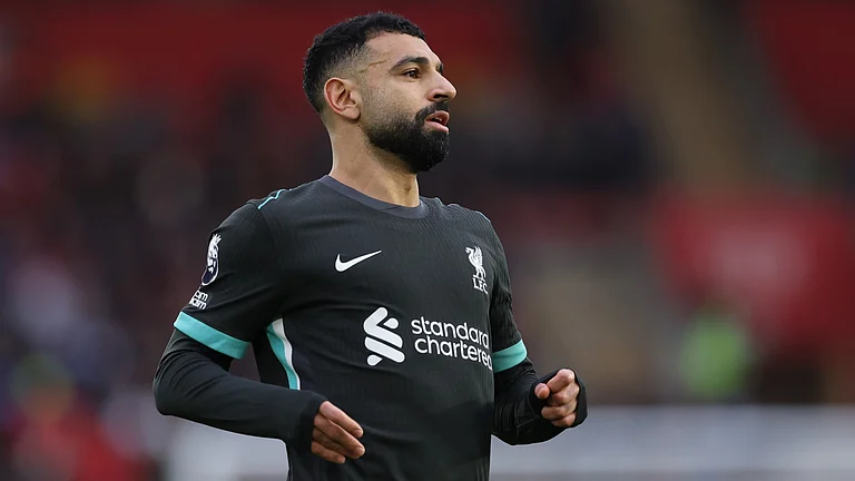 Liverpool's Mohamed Salah - null