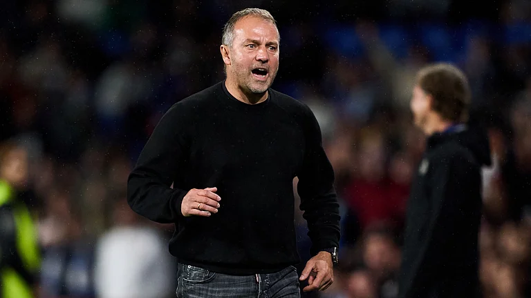 Barcelona head coach, Hansi Flick - null