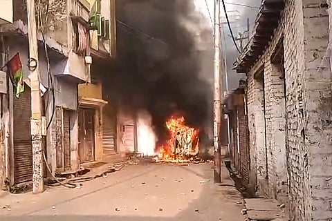 Mob and Police Clash
