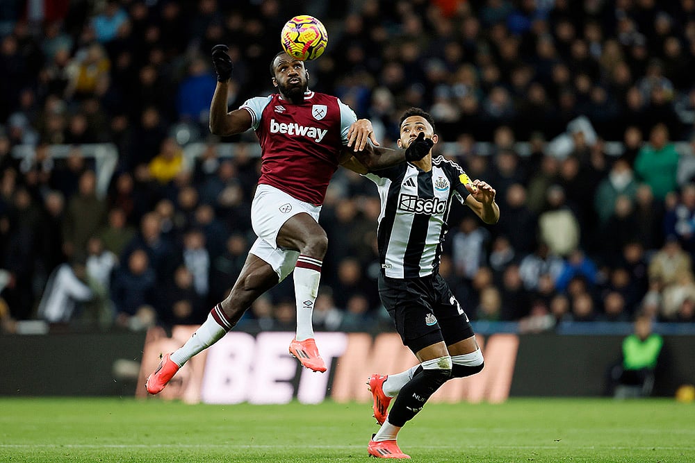 English Premier League soccer Newcastle United Vs West Ham football gallery_Michail Antonio
