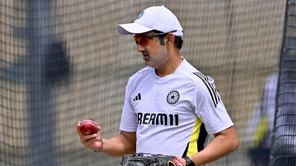 X : India's head coach Gautam Gambhir 