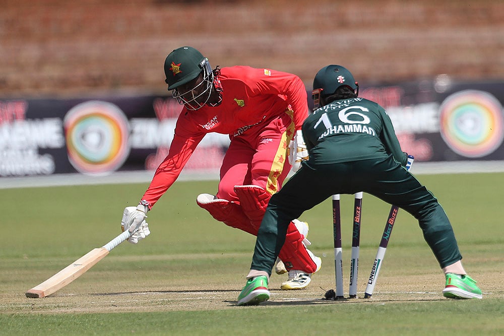 Zimbabwe vs Pakistan 2nd ODI Cricket photo gallery_Tadiwanashe Marumani