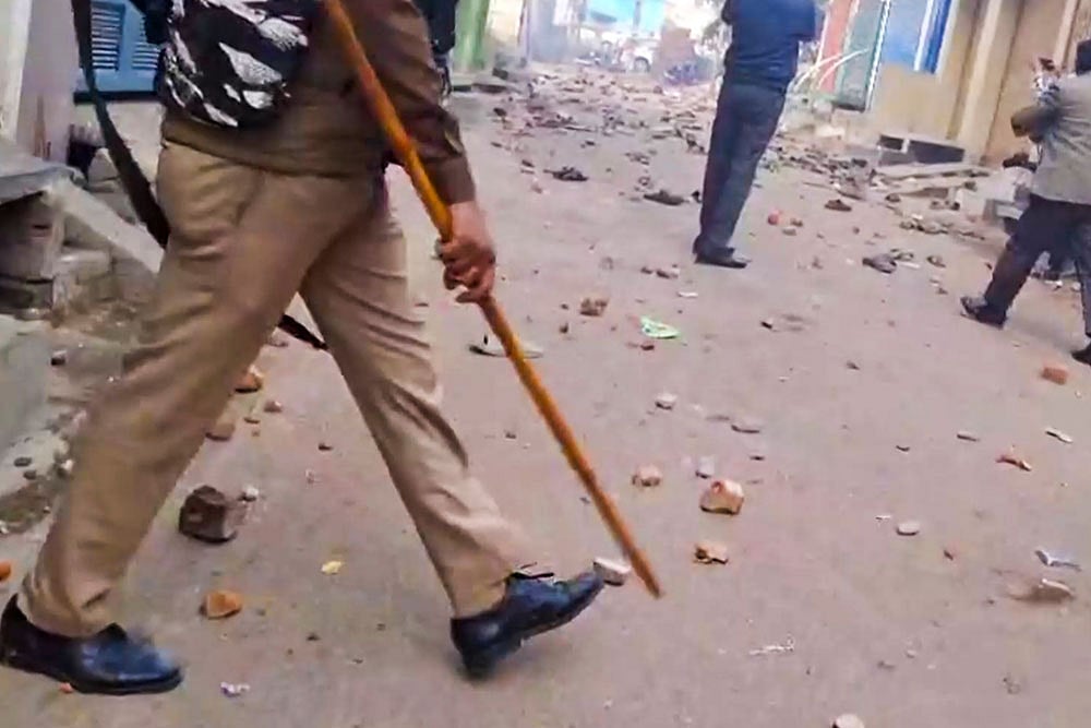 Sambhal Stone Pelting