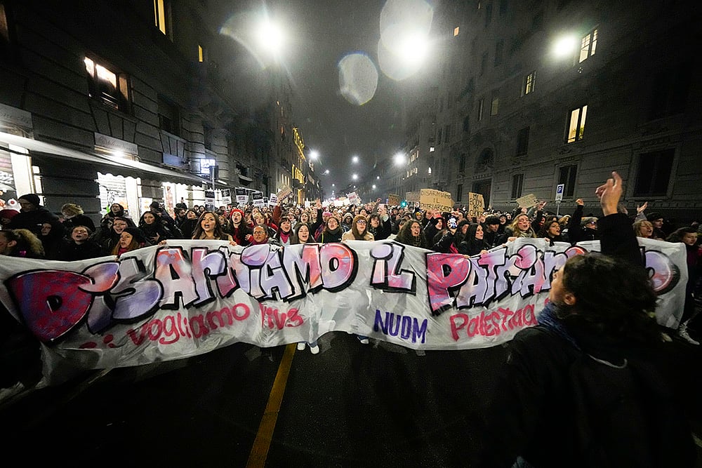 International Day for the Elimination of Violence against Women 2024 photo gallery_Milan, Italy
