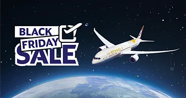 Take Off With Up To 20% Off Flights During Etihad Airways' Black Friday Sale!