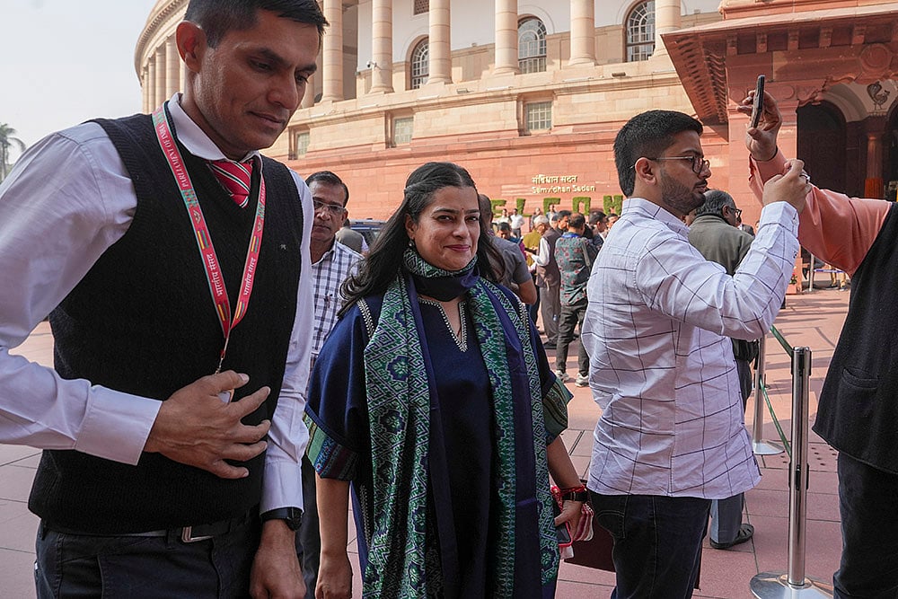 BJPs Shruti Choudhry at Parliament House