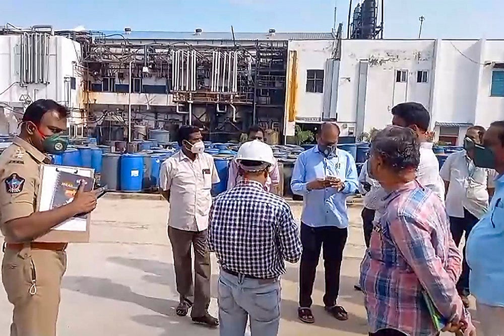 Toxic gas leak incident in Visakhapatnam