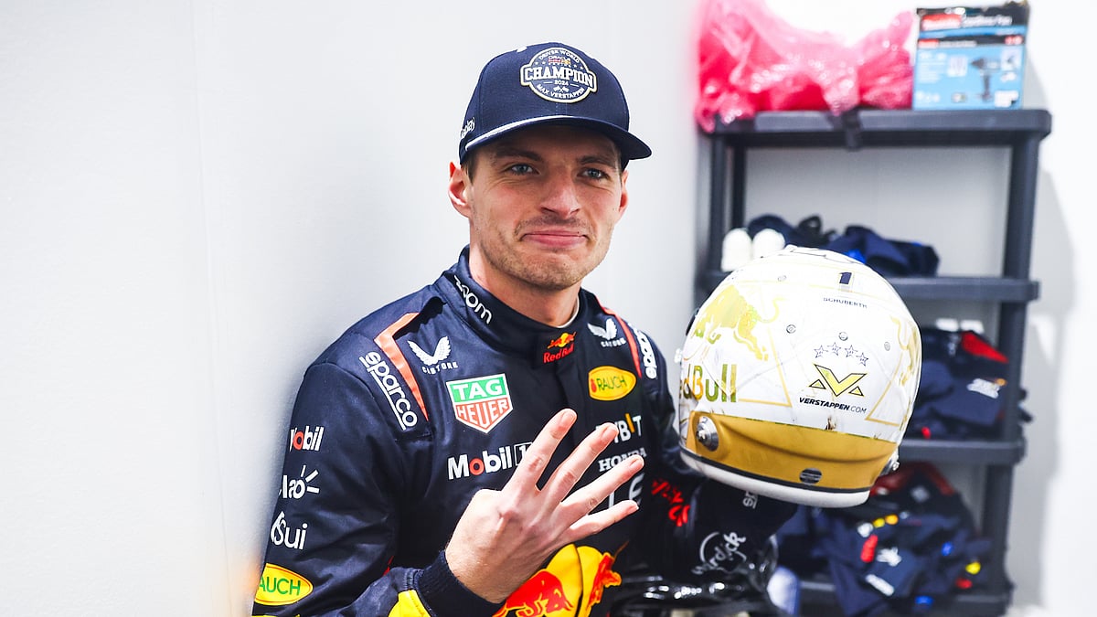 Max Verstappen won his fourth world title at the Las Vegas Grand Prix last weekend. - null