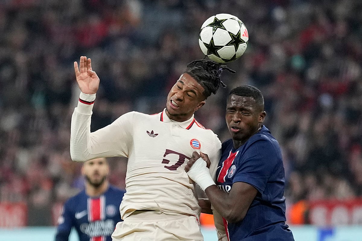 UEFA Champions League soccer FC Bayern and Paris Saint Germain football gallery: Michael Olise