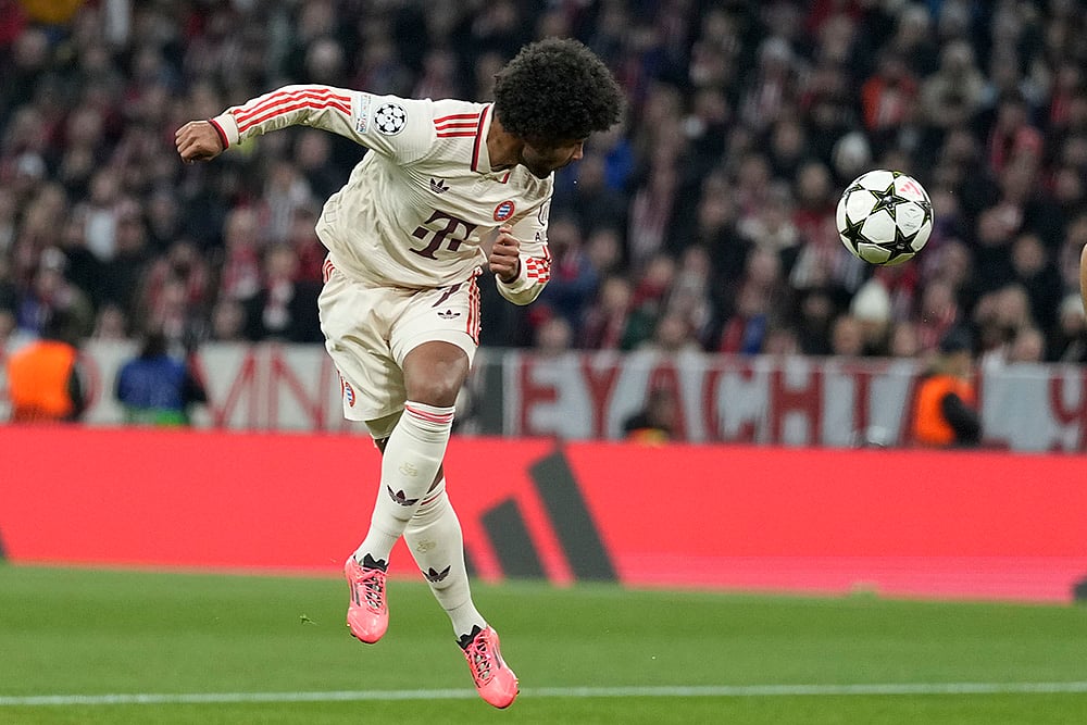 UEFA Champions League soccer FC Bayern and Paris Saint Germain football gallery: Serge Gnabry