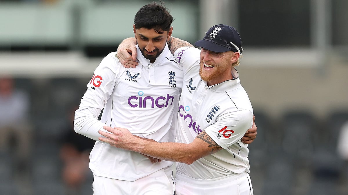Shoaib Bashir and Ben Stokes - null