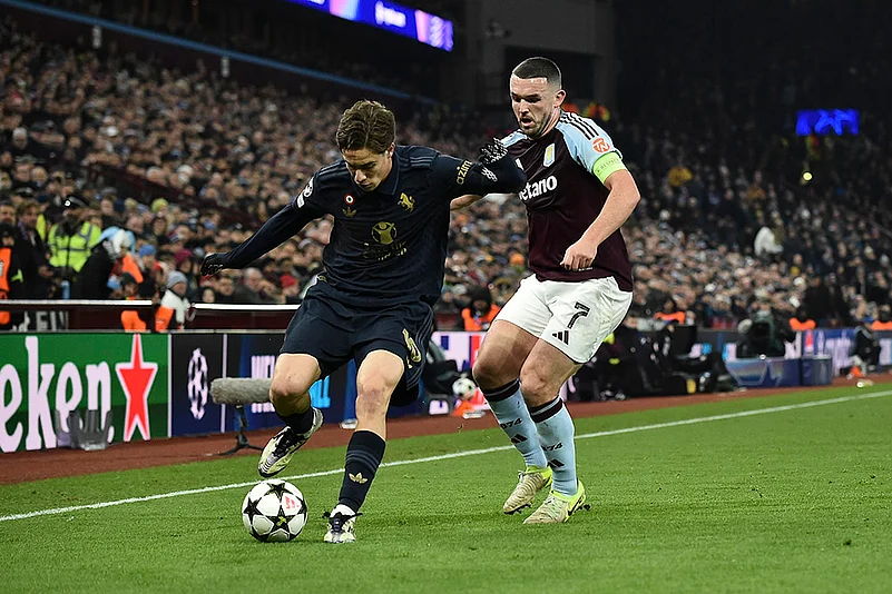 2024-25 UEFA Champions League soccer Aston Villa Vs Juventus football gallery: John McGinn