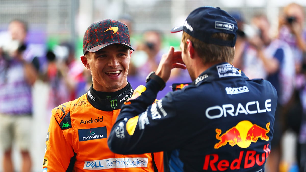 Lando Norris shut down Max Verstappen's claims he would have won his latest world title sooner in the McLaren.