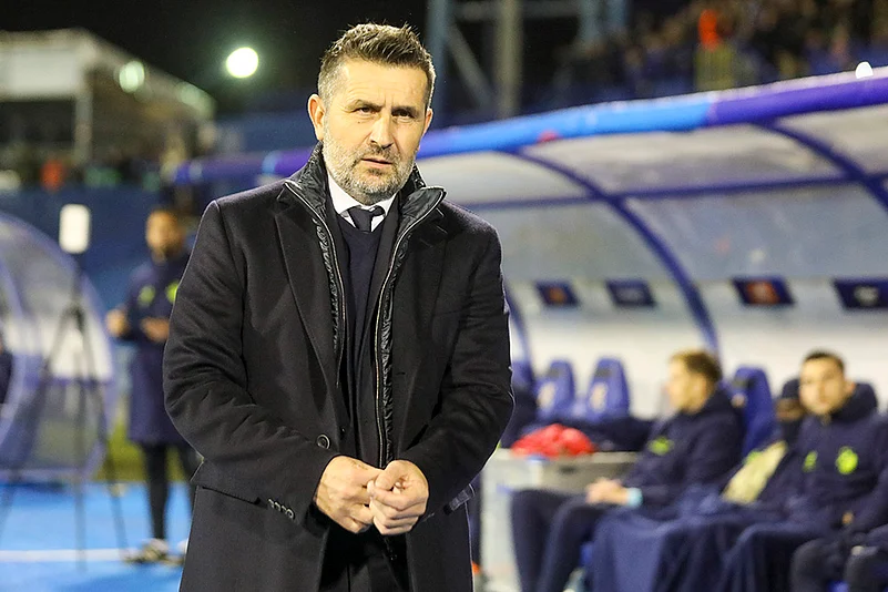 2024-25 UEFA Champions League soccer Dinamo Zagreb vs Dortmund football gallery: Nenad Bjelica