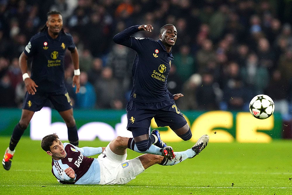2024-25 UEFA Champions League soccer Aston Villa Vs Juventus football gallery: Pau Torres
