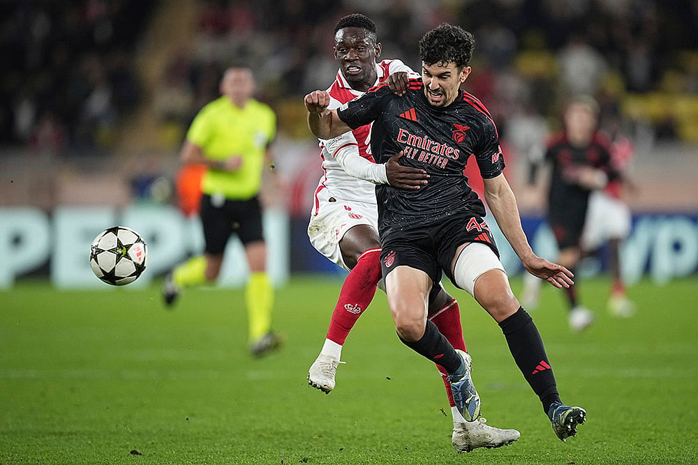 2024-25 UEFA Champions League soccer Monaco Vs Benfica football gallery: Tomas Araujo