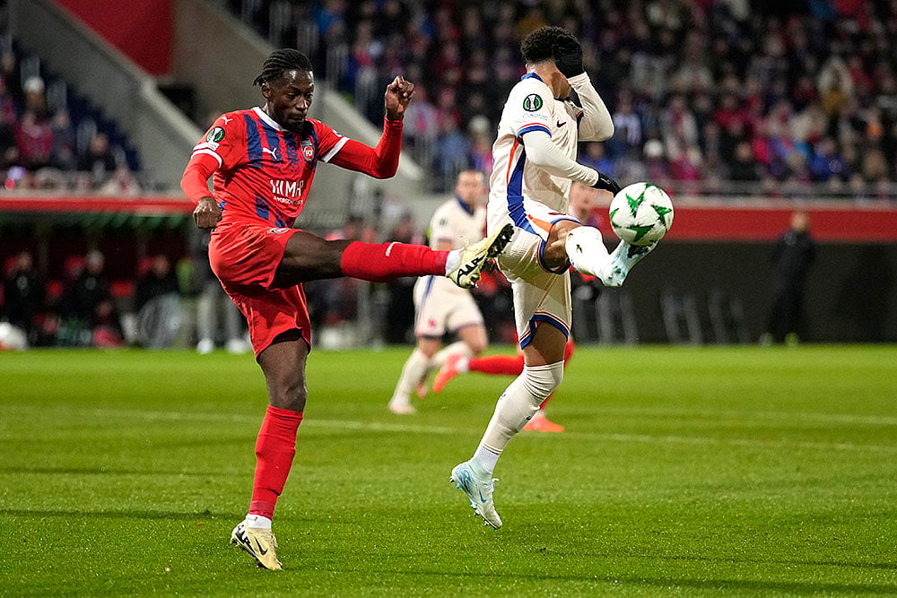 Europa Conference League Soccer FC Heidenheim and Chelsea football gallery_Omar Haktab Traore
