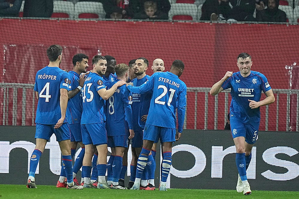 UEFA Europa League Soccer Nice Vs Rangers football gallery: Vaclav Cerny 