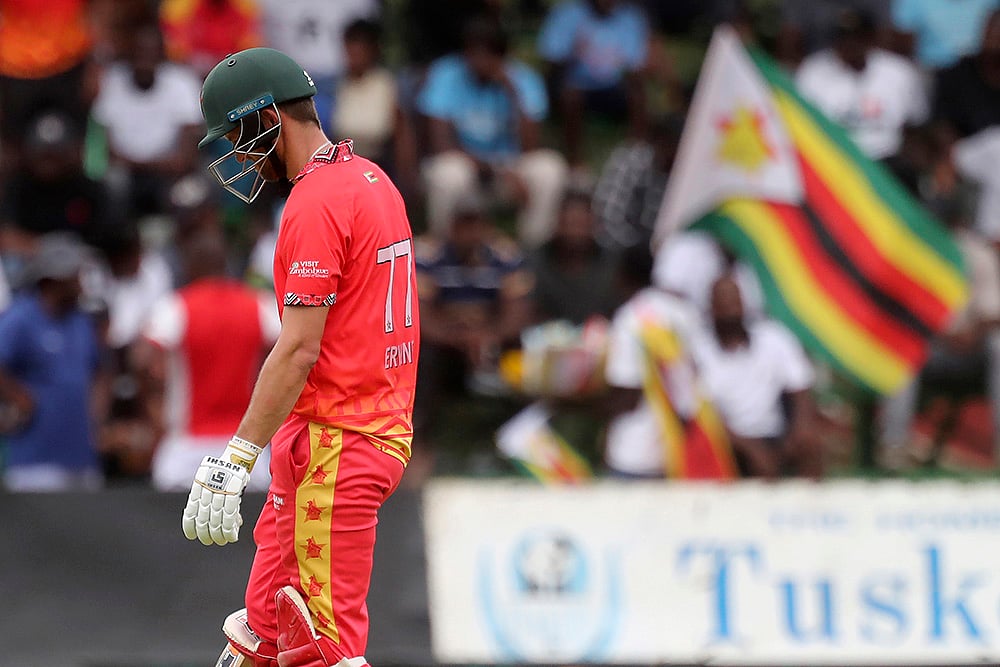 ZIM Vs PAK Cricket 3rd ODI at Queens Sports Club in Bulawayo, Zimbabwe: Craig Ervine