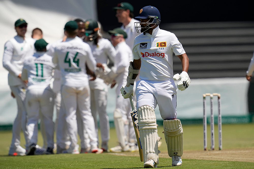 South Africa Vs Sri Lanka, 1st Test Cricket Day 2 photos from Kingsmead, Durban: Pathum Nissanka