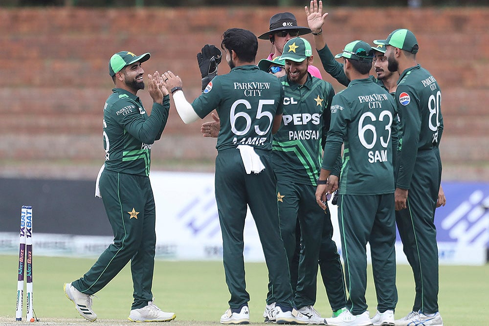ZIM Vs PAK Cricket 3rd ODI at Queens Sports Club in Bulawayo, Zimbabwe