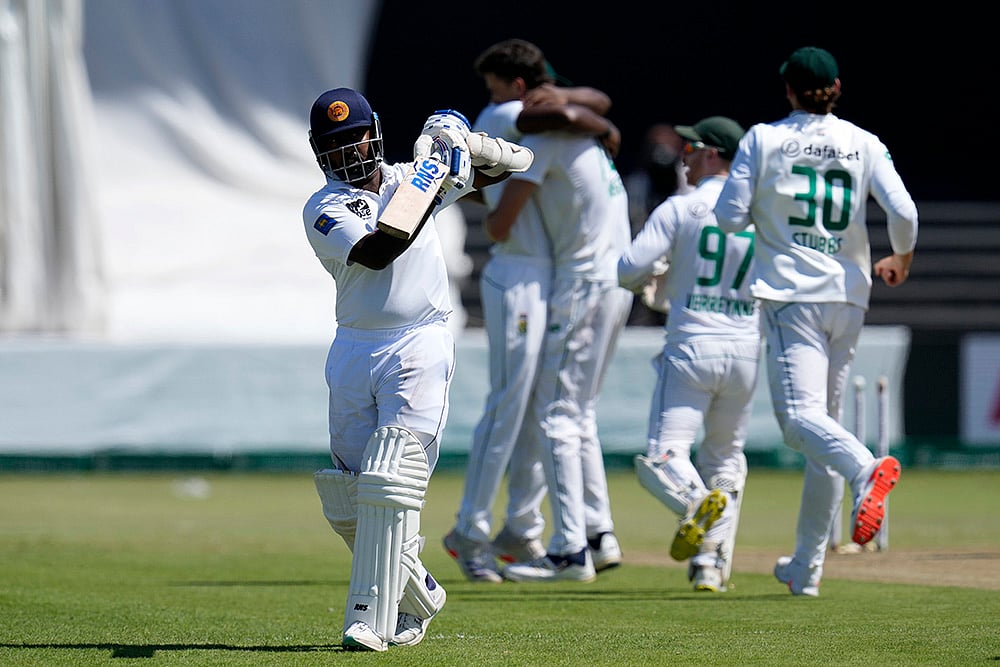 South Africa Vs Sri Lanka, 1st Test Cricket Day 2 photos from Kingsmead, Durban: Asitha Fernando