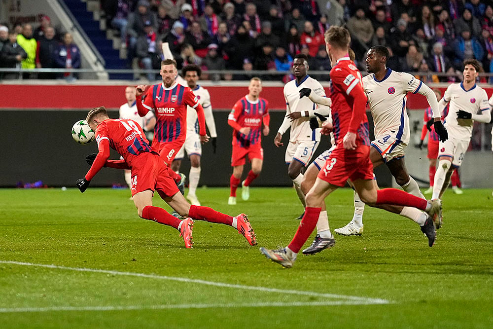 Europa Conference League Soccer FC Heidenheim and Chelsea football gallery_Heidenheims Maximilian